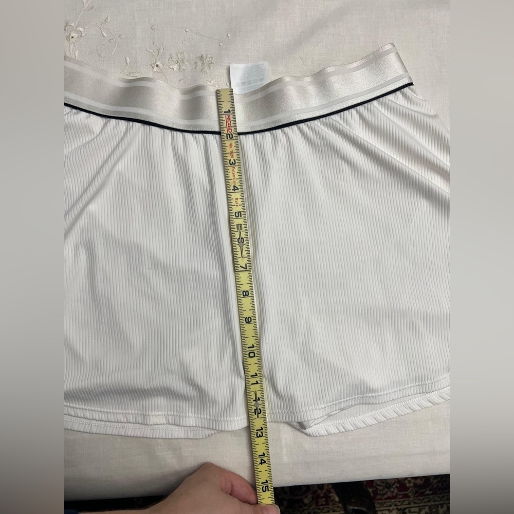 Nike Dri-FIT White Tennis Skort Skirt Shorts Size Large - Picture 8 of 8